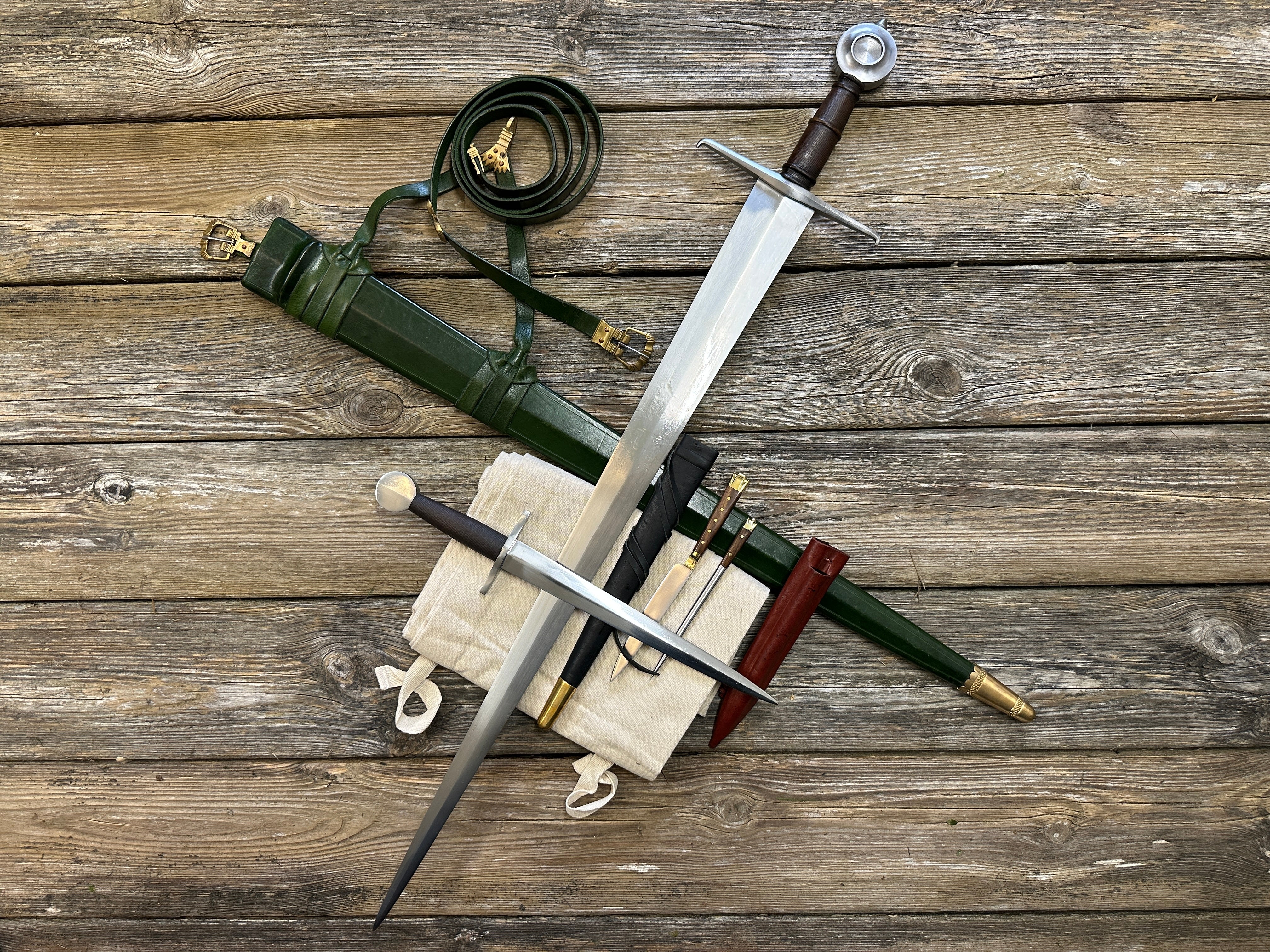 15thC Castillon Single Handed Sword Bundle with FREE sword bag