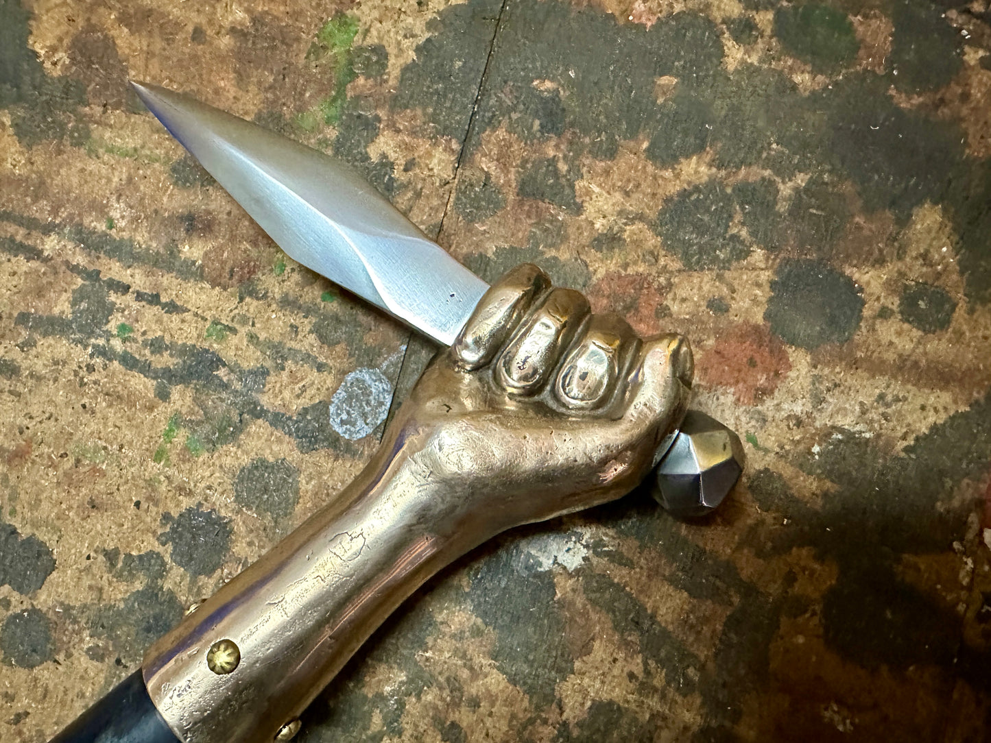 Close up of fist hammer