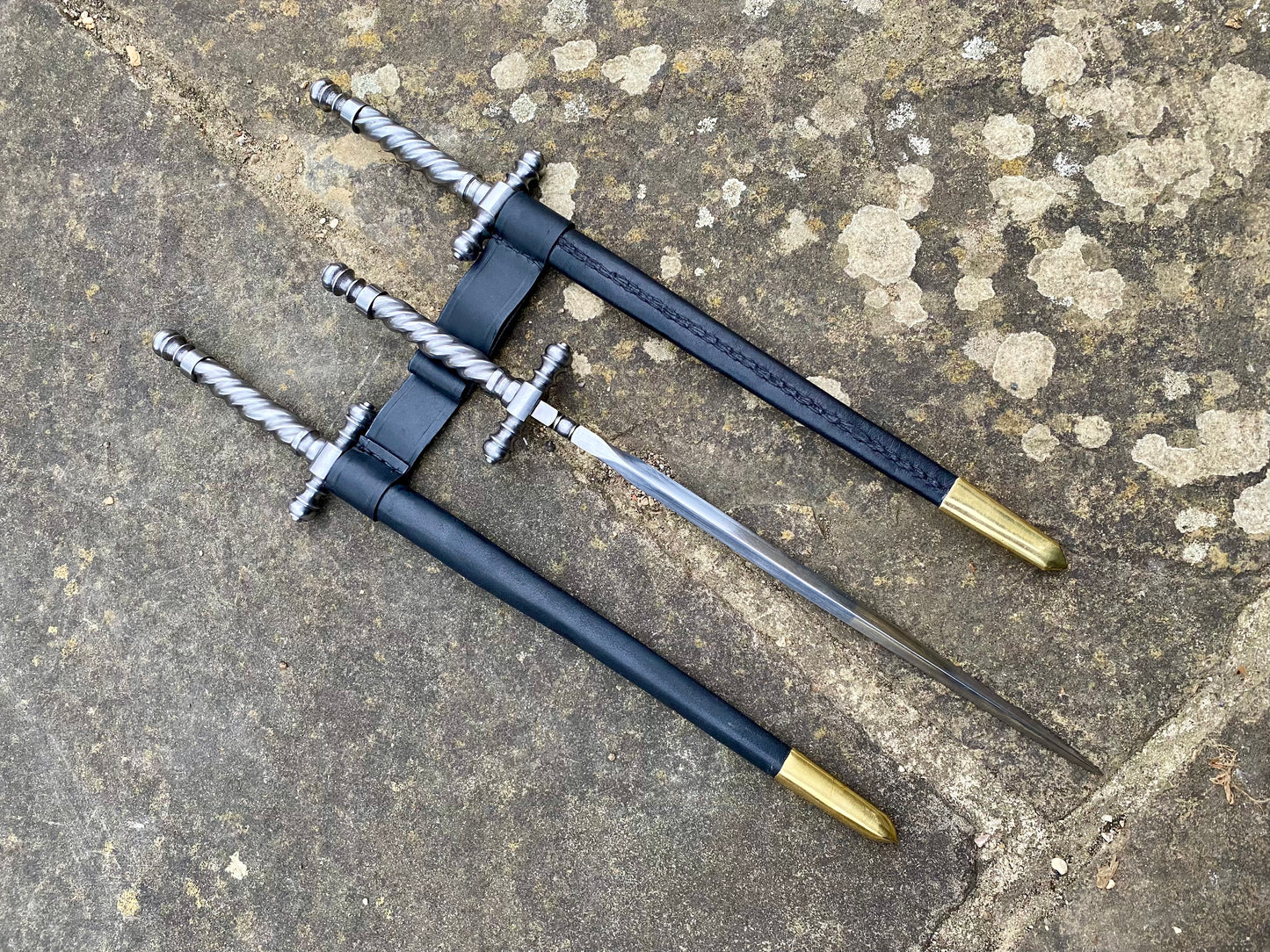 Tod Cutler stilettos with scabbards