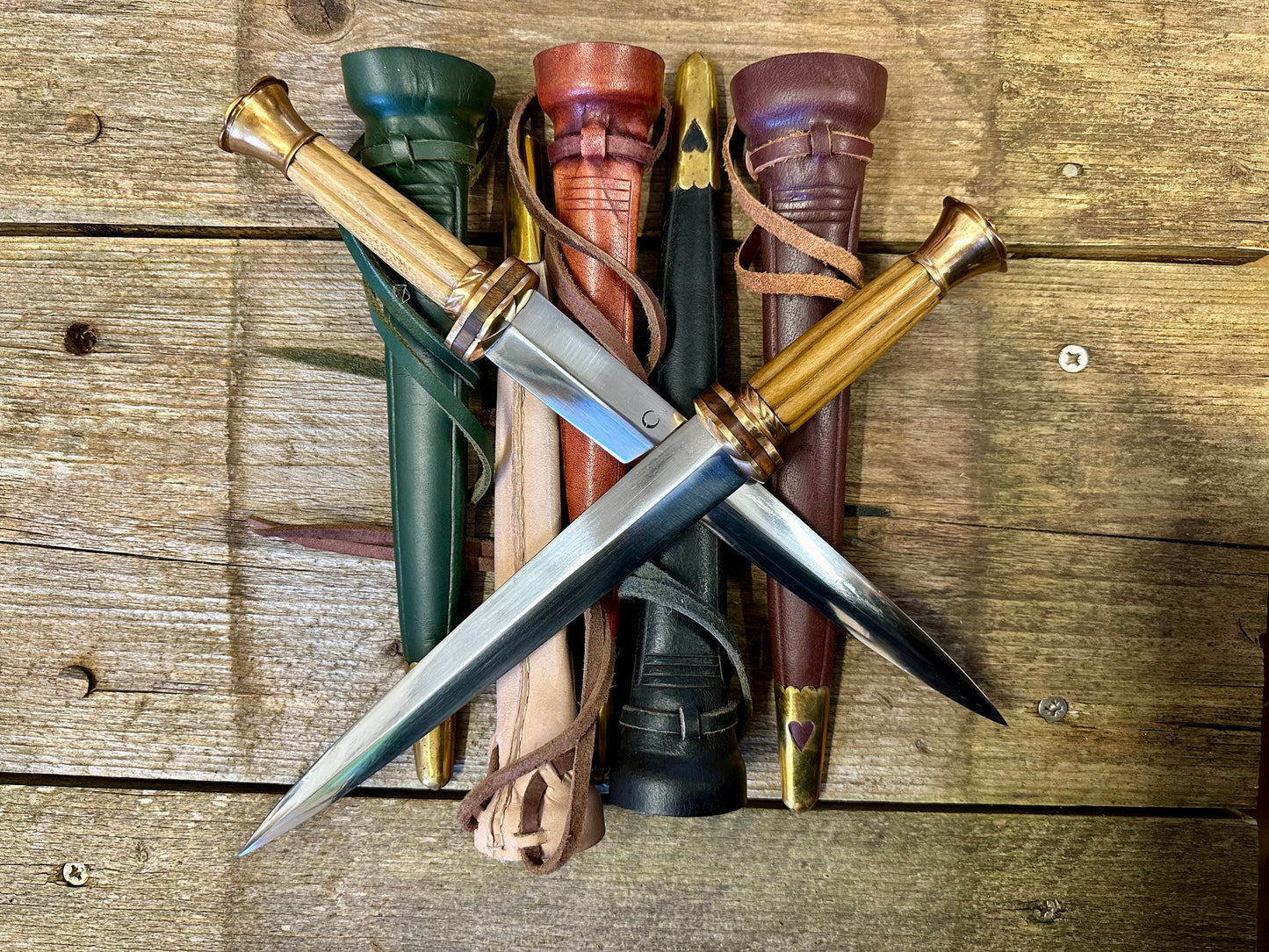 Tod Cutler TC102 Effigy Rondel with scabbards