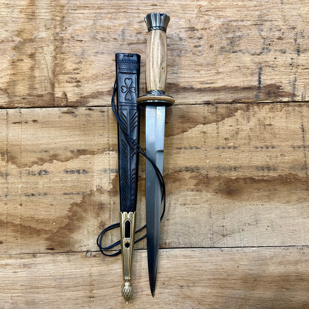 
                  
                    Tod Cutler English Rondel. With black scabbard. 
                  
                