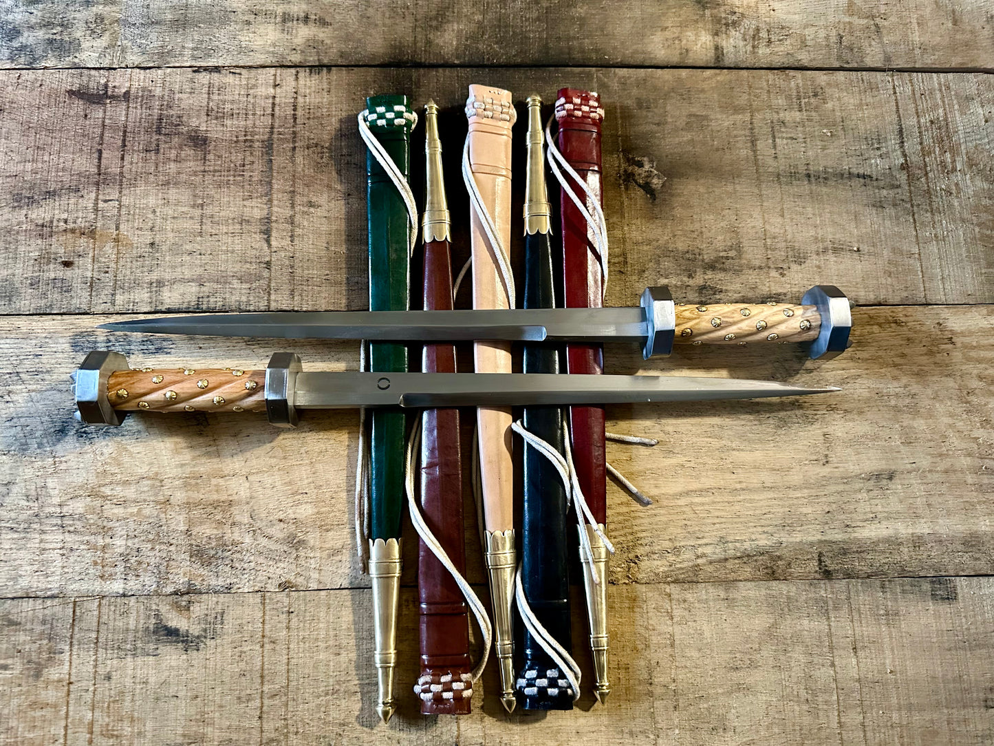 TC114 Armouries Rondel pictured with all five scabbards