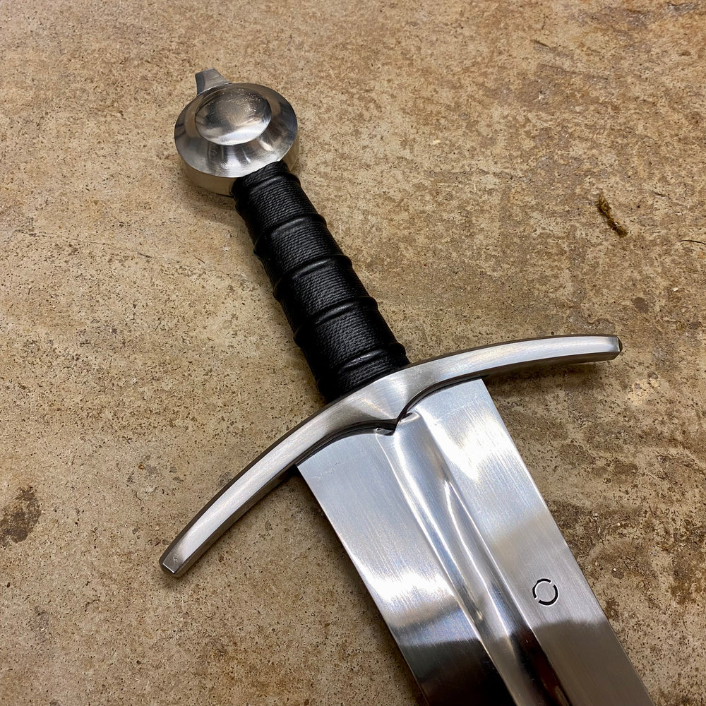 Tod Cutler replica medieval hand forged sword 14thC 13thC 15thC reenactment sword  reproduction medieval sword historically accurate sword authentic sword type 14