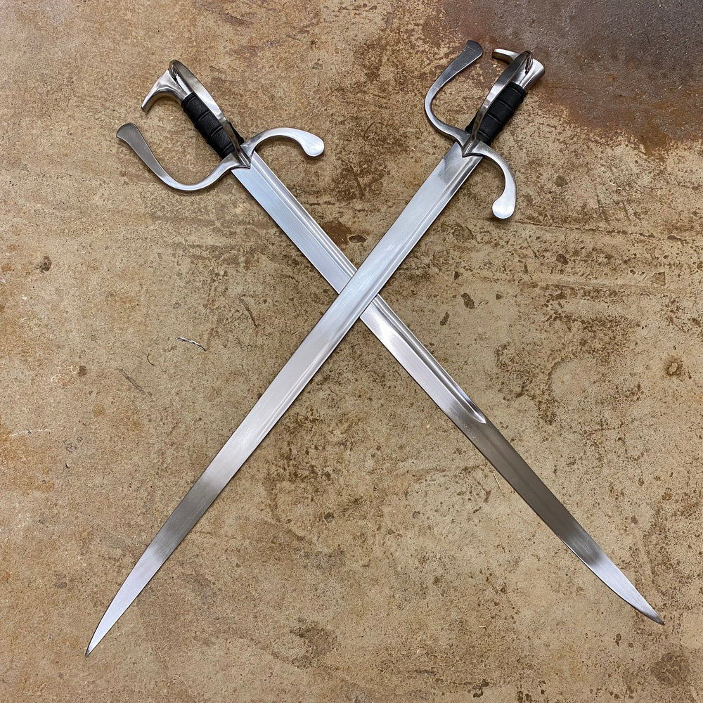 Tod Cutler replica medieval hand forged sword 14thC 13thC 15thC reenactment sword  reproduction medieval sword historically accurate sword authentic sword Wakefield falchion