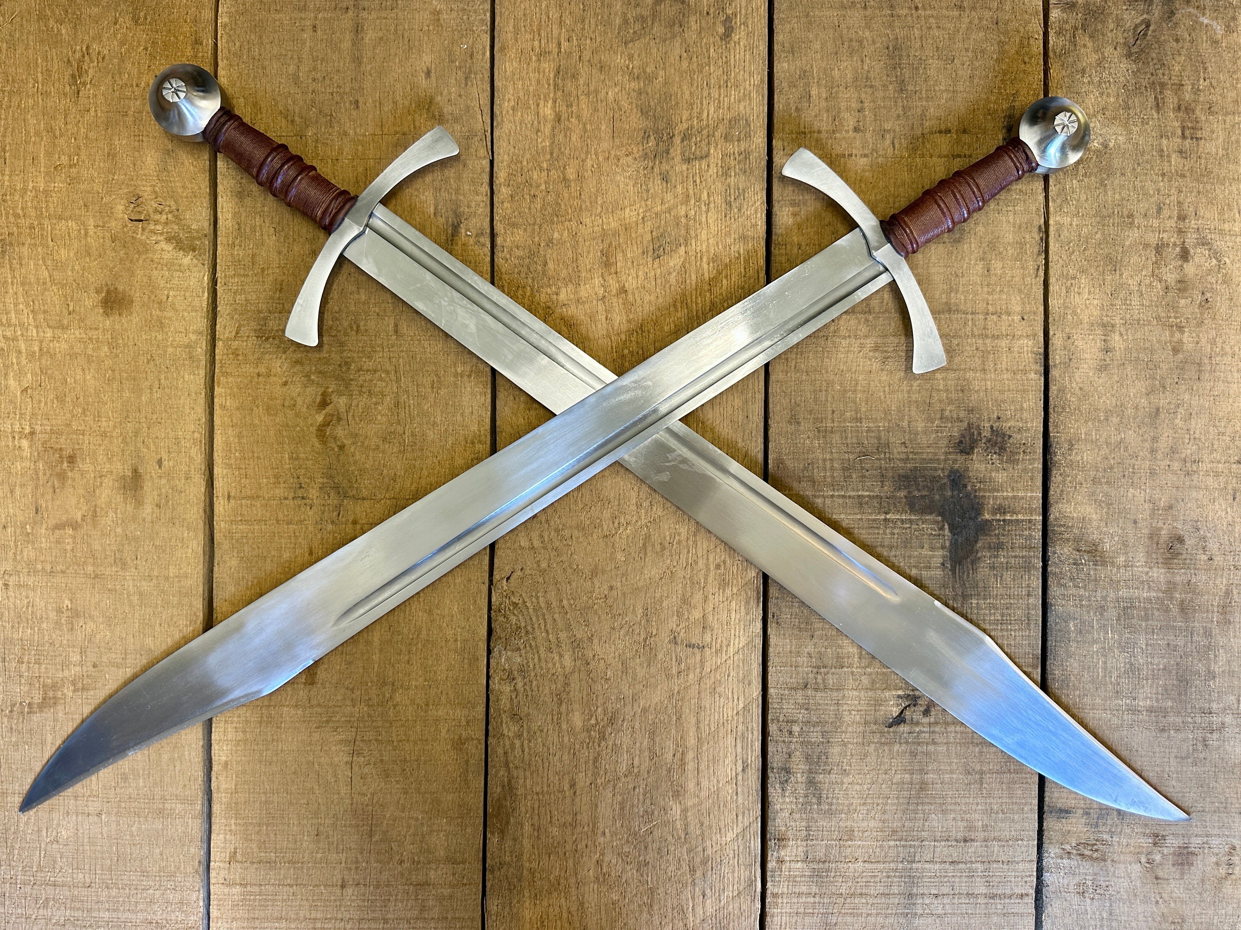 Clip Point Falchion Medieval Sword - 14th Century