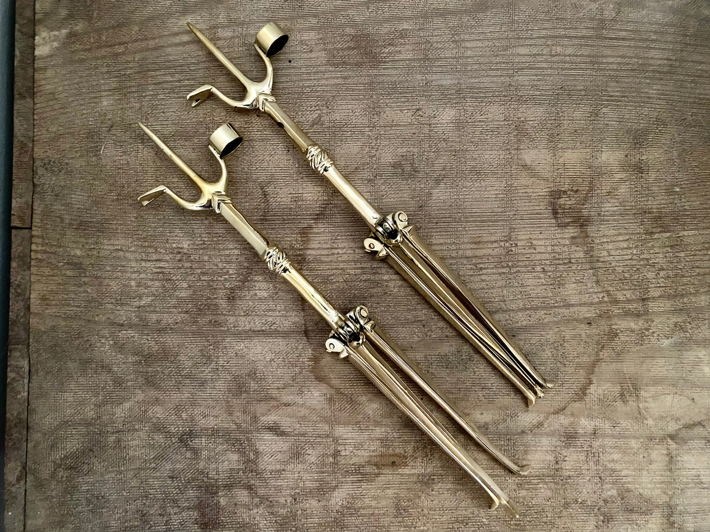 Tod Cutler pair of folding pricket candlesticks bundle