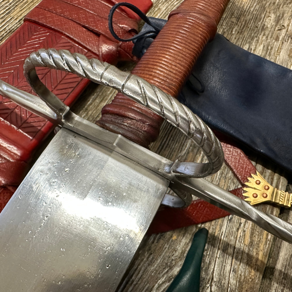 
                  
                    Close up of a German War Sword
                  
                