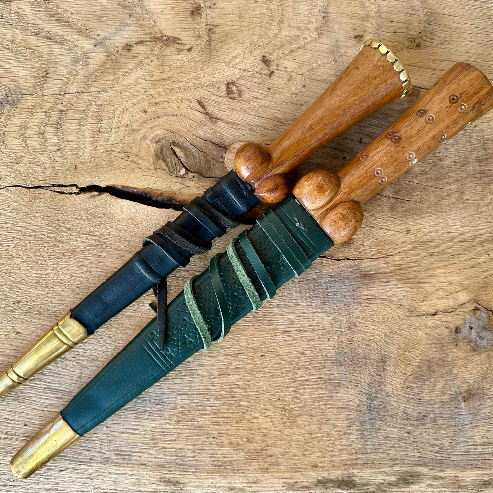 
                  
                    Tod Cutler purse bollock dagger and dot and circle bollock daggers
                  
                