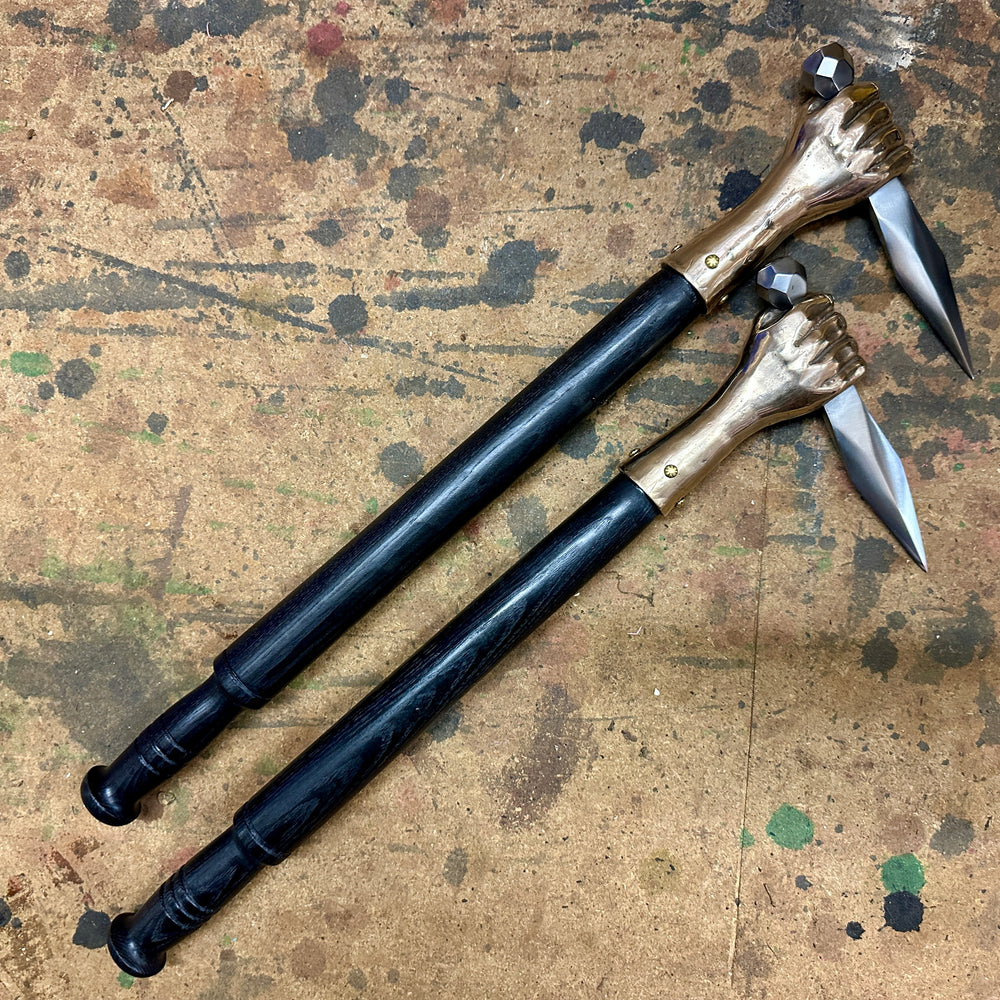 
                  
                    Two fist hammers side by side. Full view
                  
                