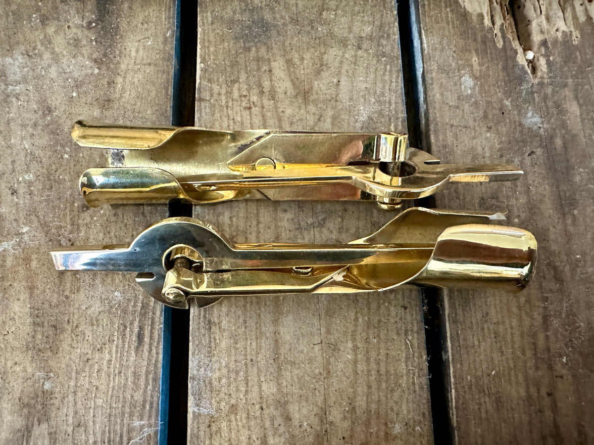 Bundle of two 13-16thC Folding Brass Candlesticks – Tod Cutler