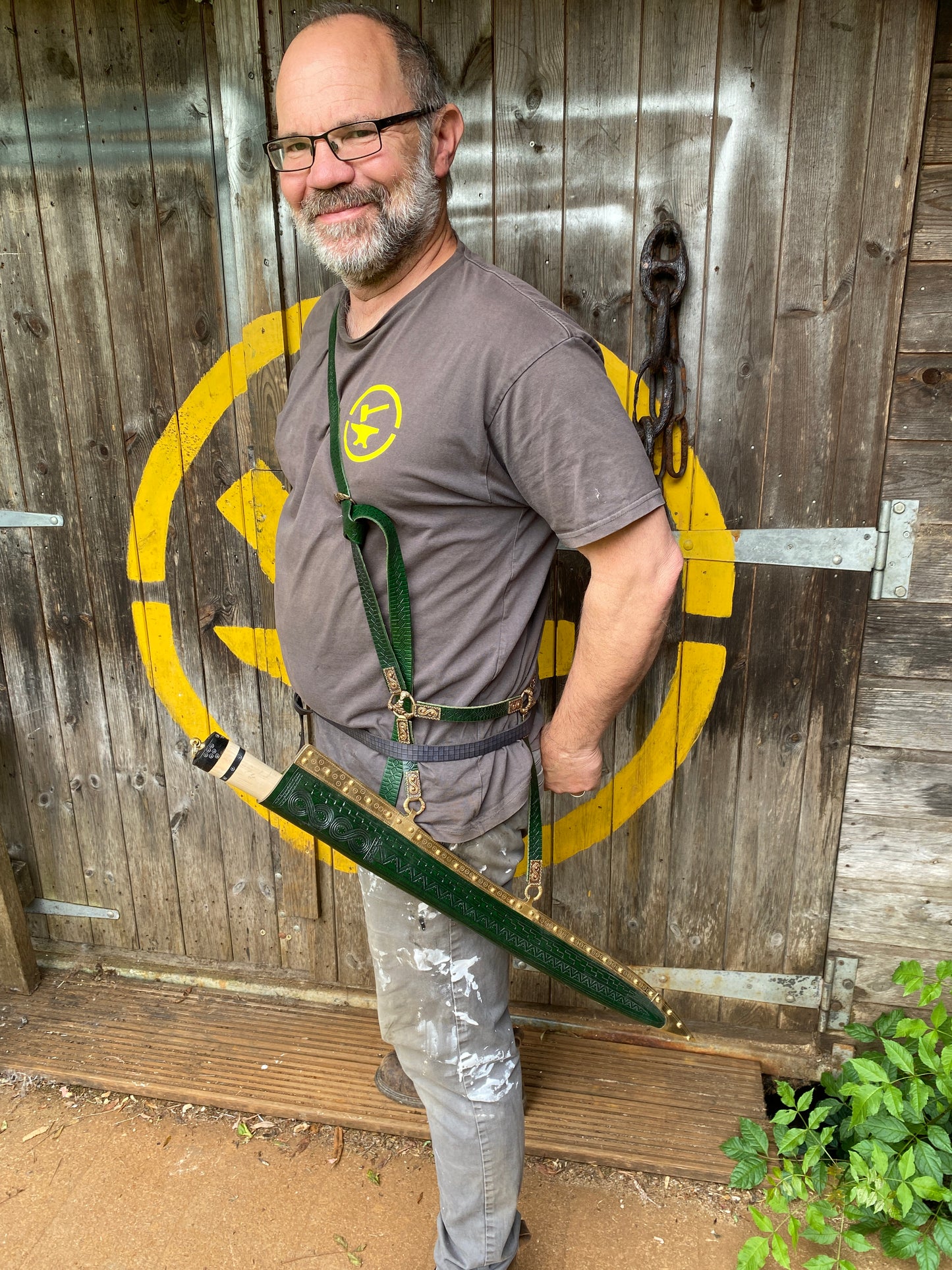 
                  
                    Anglo Saxon/Viking Decorated Sword Seax
                  
                