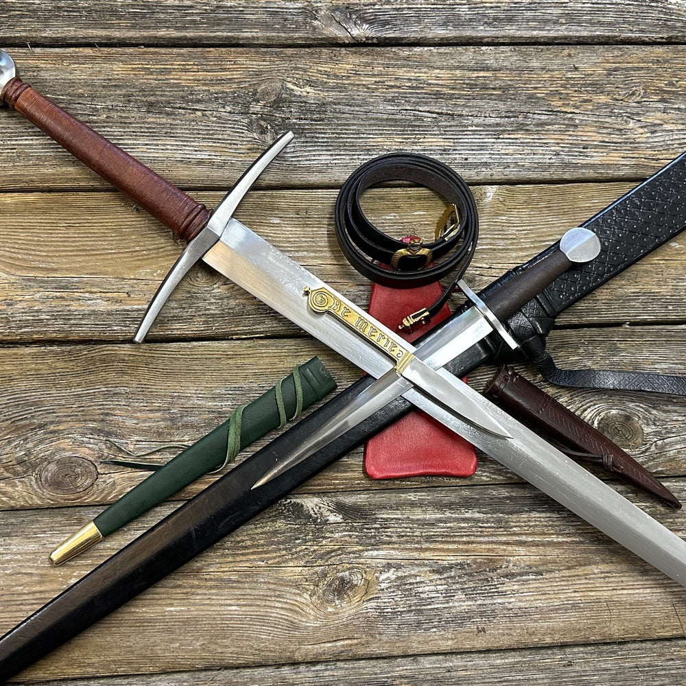 
                  
                    The Longsword Bundle with free leather drawstring pouch
                  
                