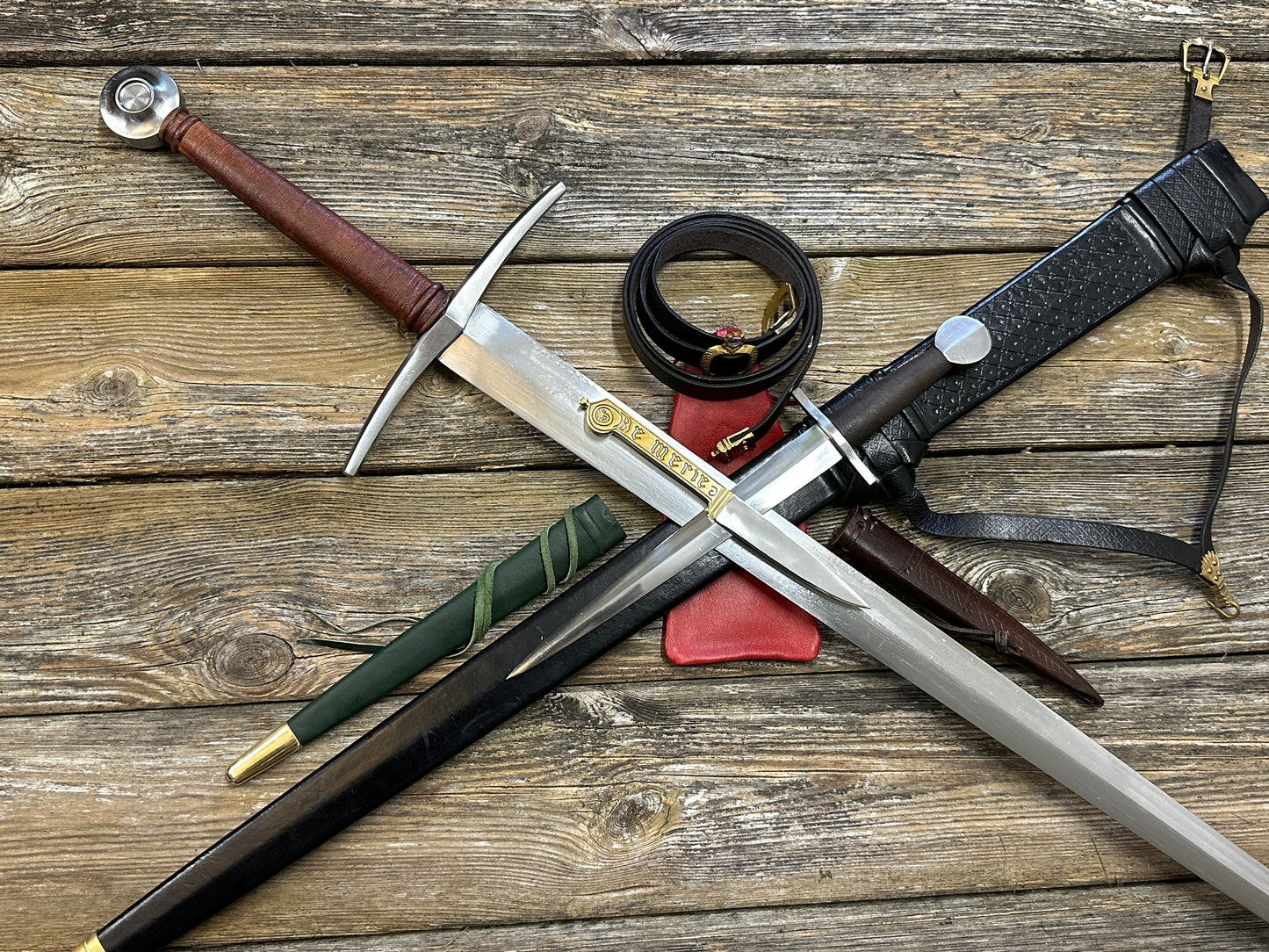 
                  
                    The Longsword Bundle with free leather drawstring pouch
                  
                