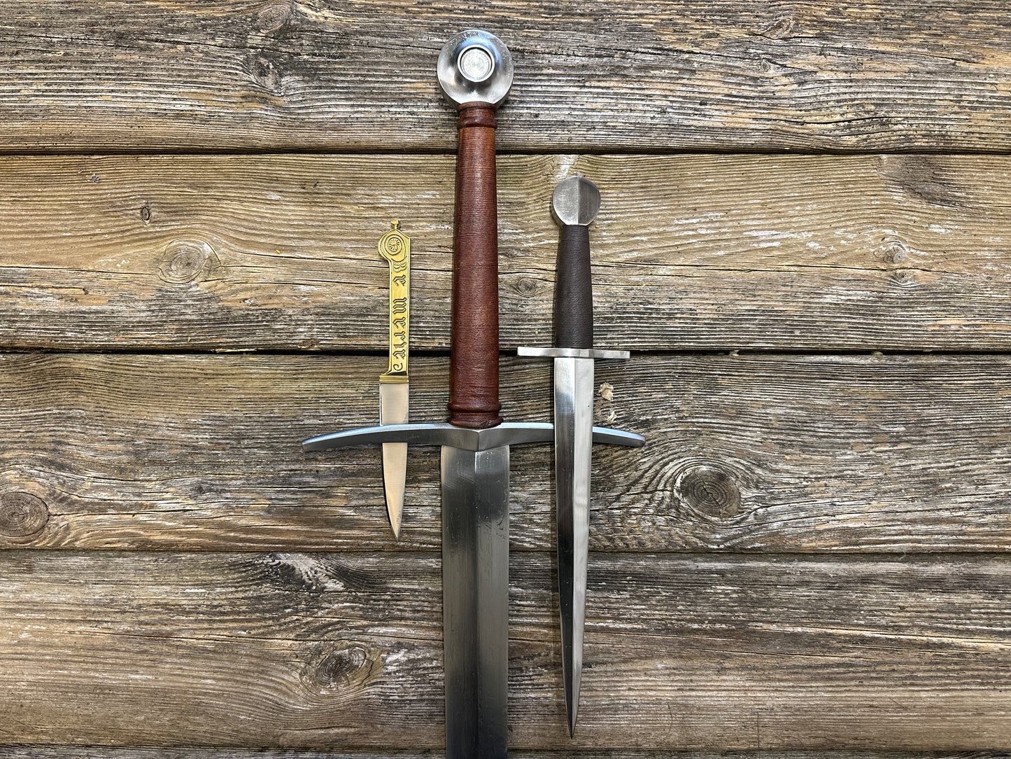 
                  
                    The Longsword Bundle with free leather drawstring pouch
                  
                
