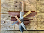 Camp knife, whittle tang dagger and field knife