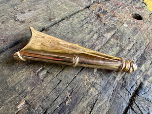 
                  
                    Tod Cutler sword chape 13 in bronze 
                  
                