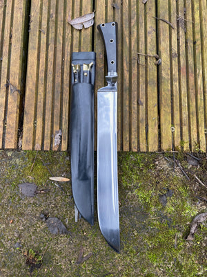 Massive Large Utility Knife-massive Huge Knife in Late Medieval Style 