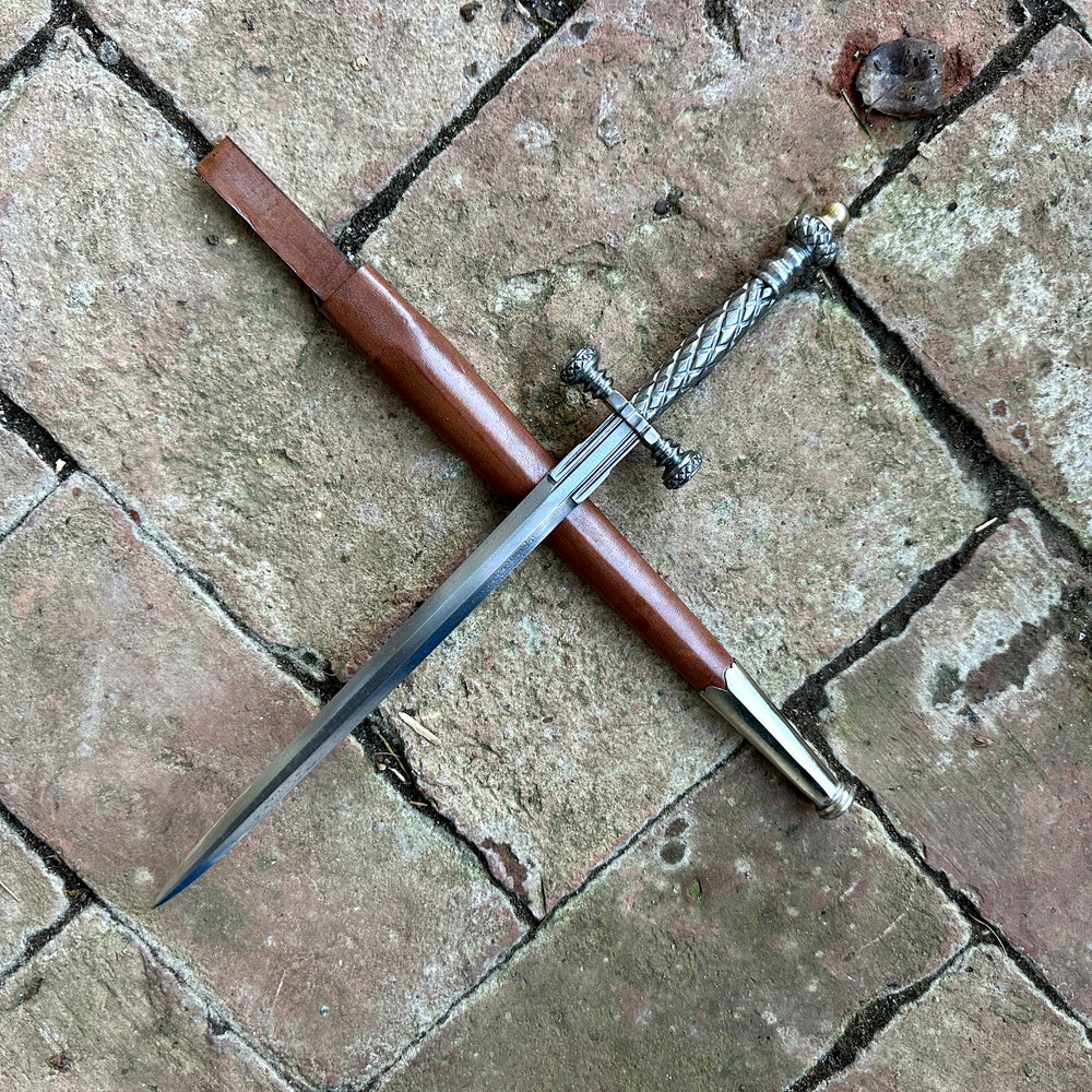 
                  
                    Stibbert Stiletto with a brown scabbard
                  
                