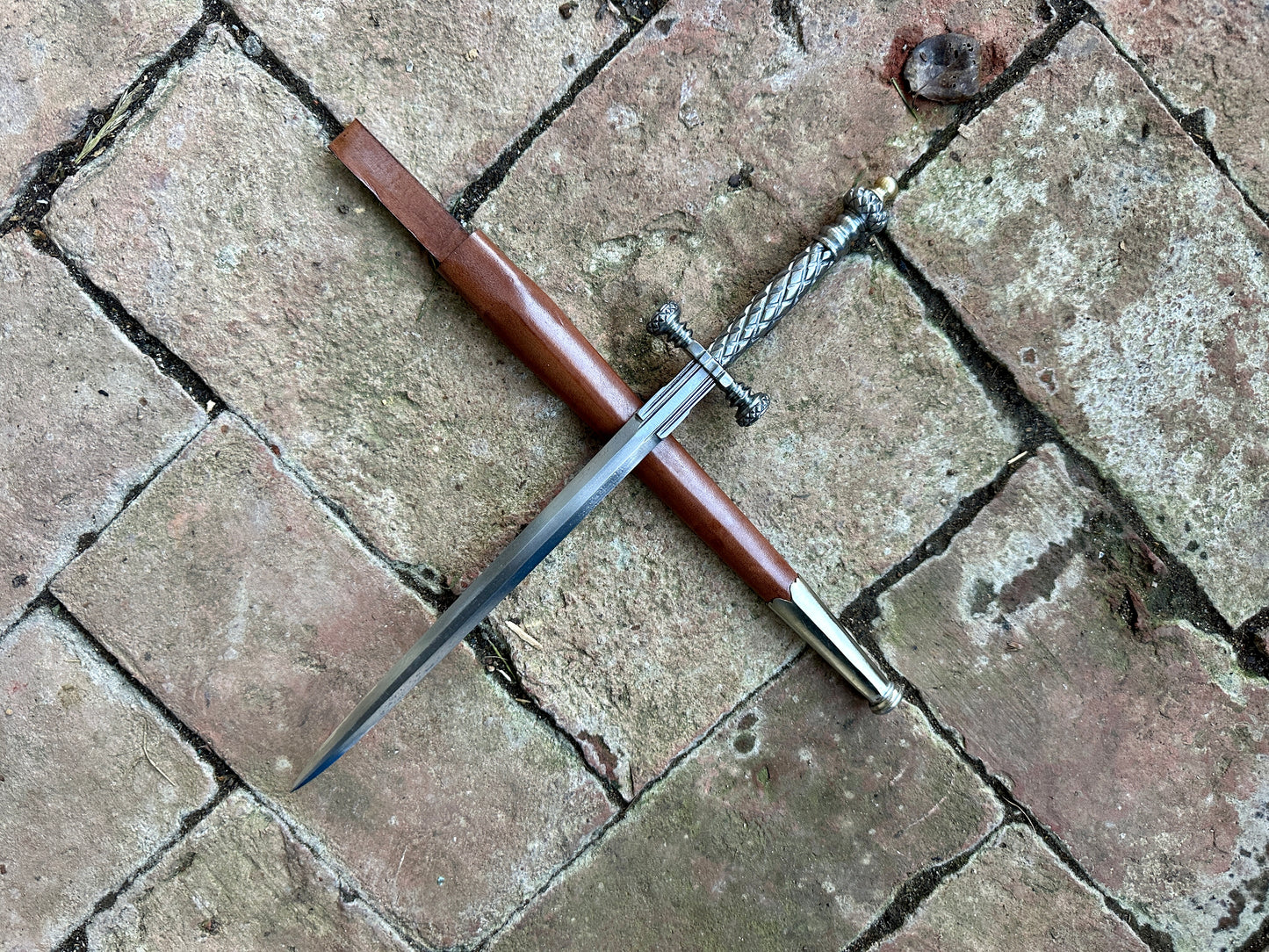 
                  
                    Stibbert Stiletto with a brown scabbard
                  
                