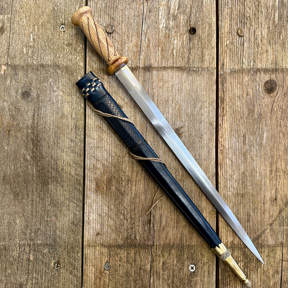 
                  
                    soldiers rondel with a blue sheath
                  
                