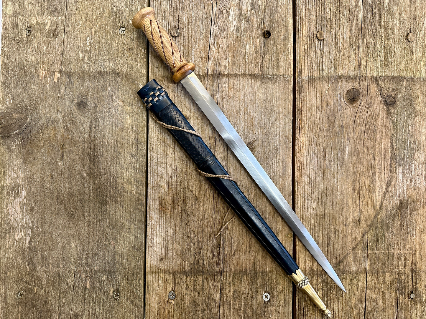 
                  
                    soldiers rondel with a blue sheath
                  
                