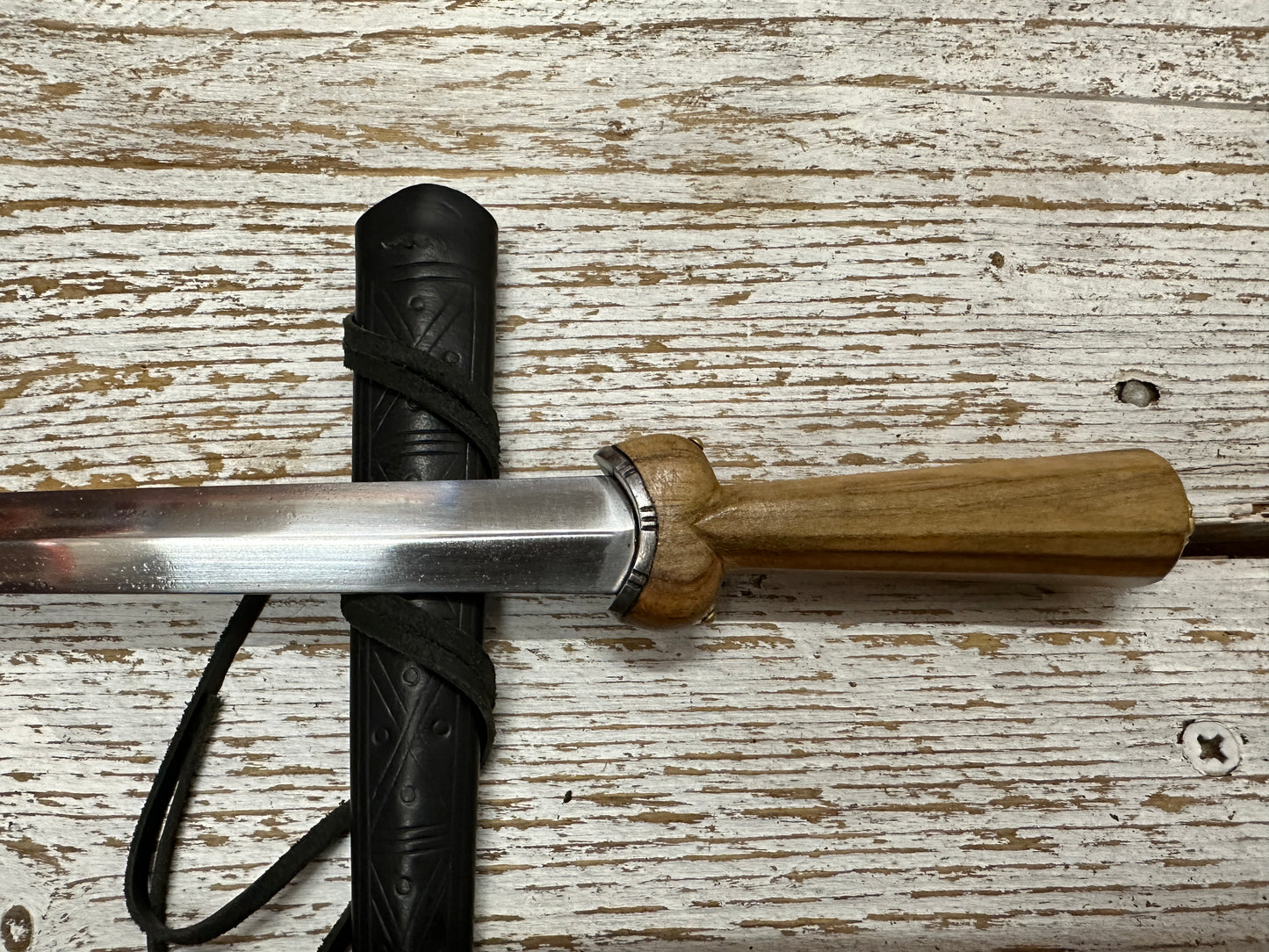 
                  
                    Dudgeon Dagger with black scabbard
                  
                