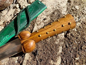 
                  
                    Studded medieval bollock dagger 14thC-15thC  TC31
                  
                