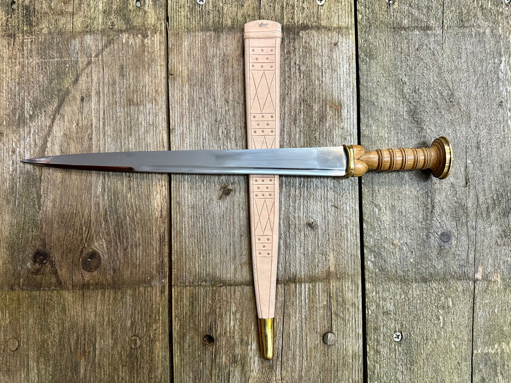 
                  
                    Tod Cutler Scottish Dirk with natural scabbard
                  
                