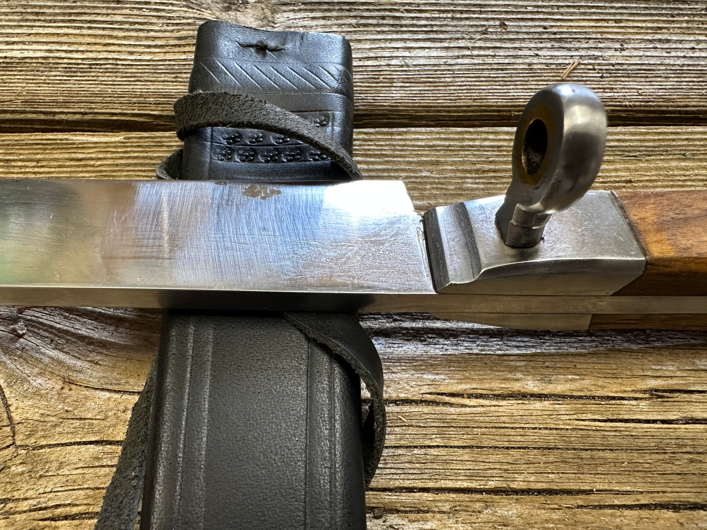 
                  
                    Rugger Bauernwehr with black scabbard. 
                  
                