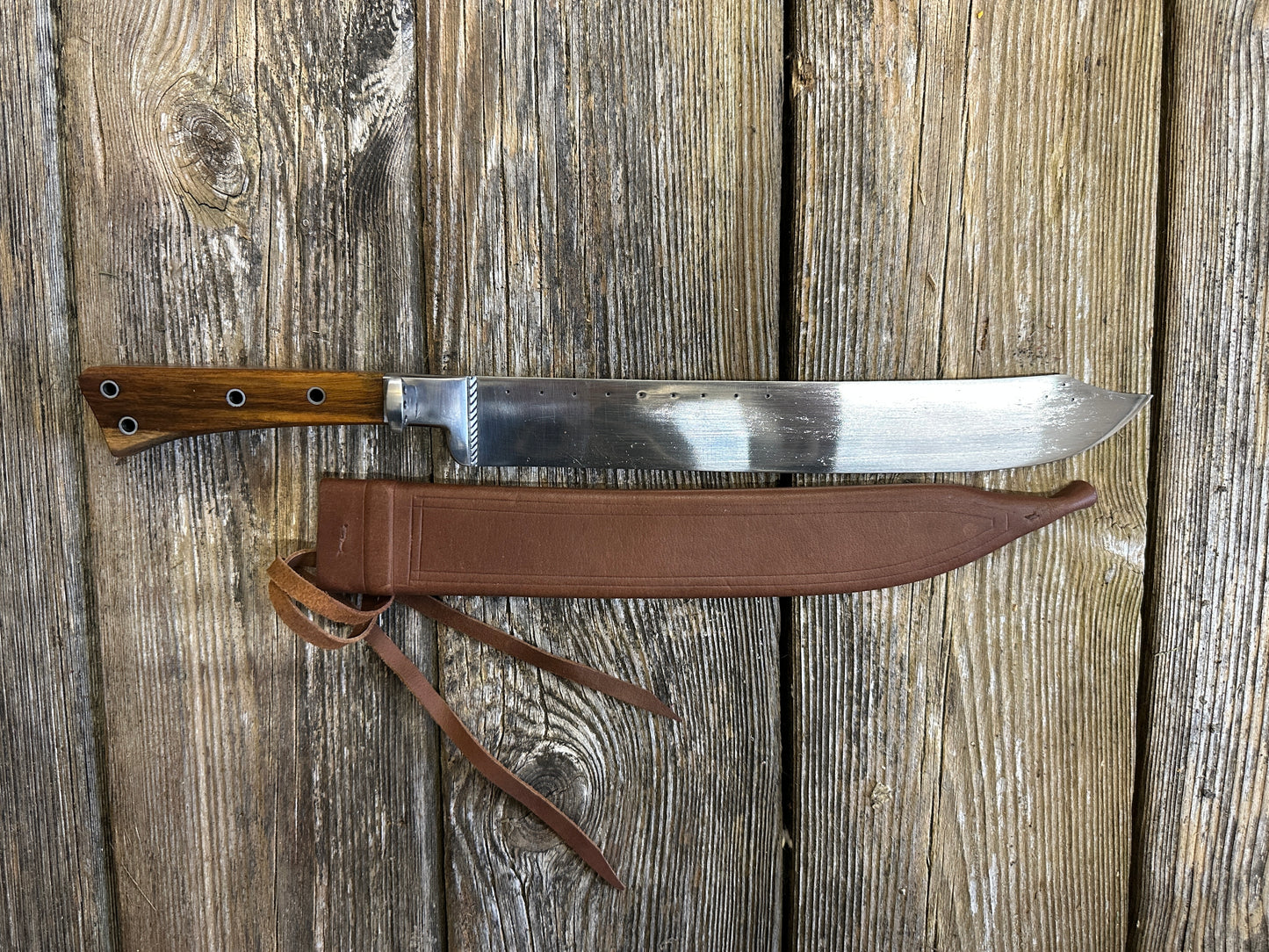 
                  
                    Medieval Bauernwehr 14th-16thC with a brown scabbard
                  
                