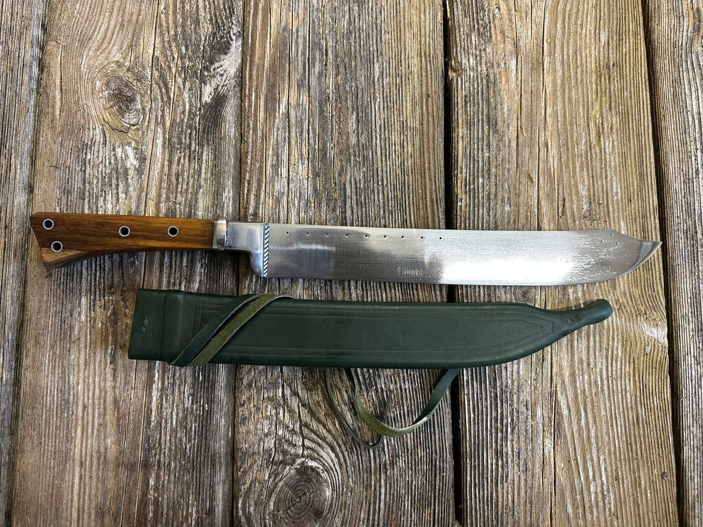 
                  
                    Medieval Bauernwehr 14th-16thC with a green scabbard
                  
                