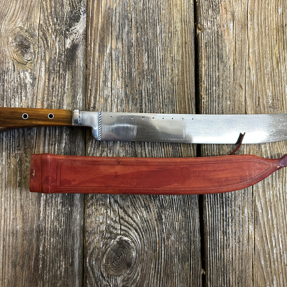 
                  
                    Medieval Bauernwehr 14th-16thC with a red scabbard
                  
                