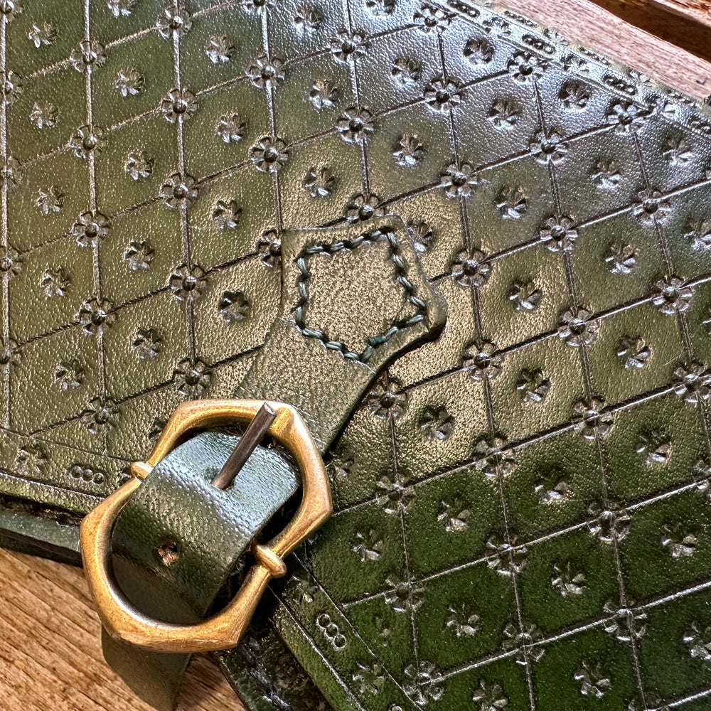 
                  
                    Small Bollock Pouch with gusset 14-16thC
                  
                