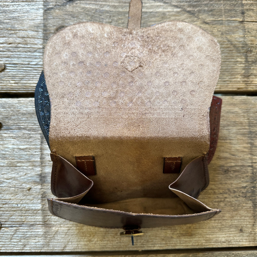
                  
                    Small Bollock Pouch with gusset 14-16thC
                  
                