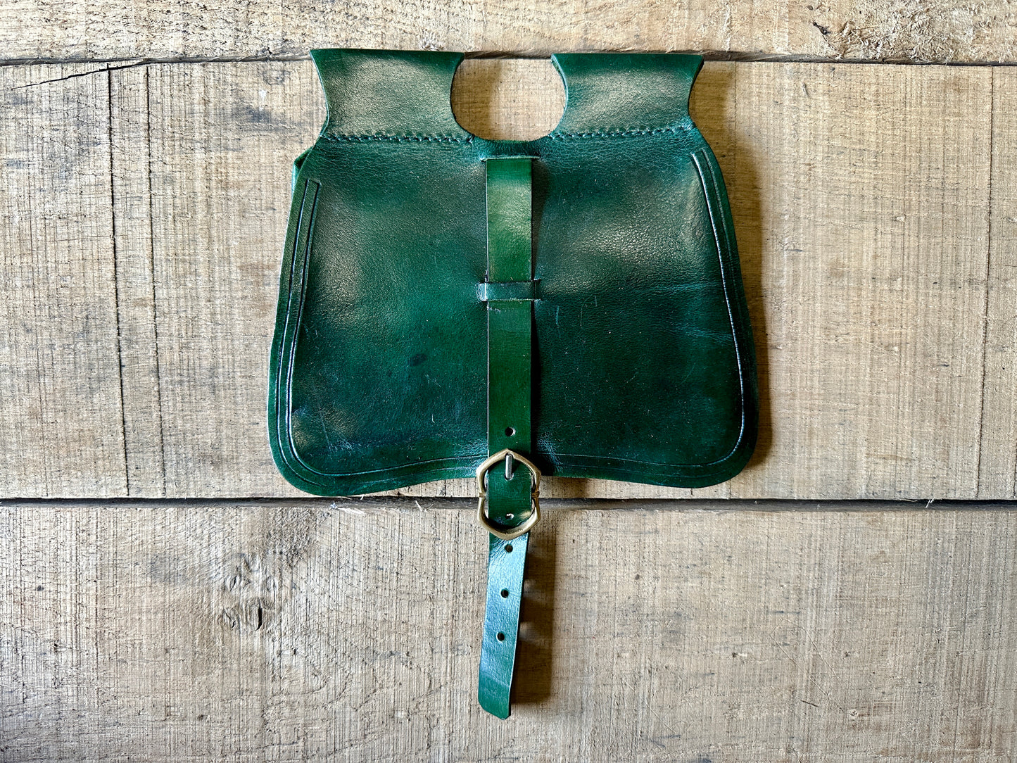 
                  
                    Simple Bollock Pouch 14th-16thC green
                  
                