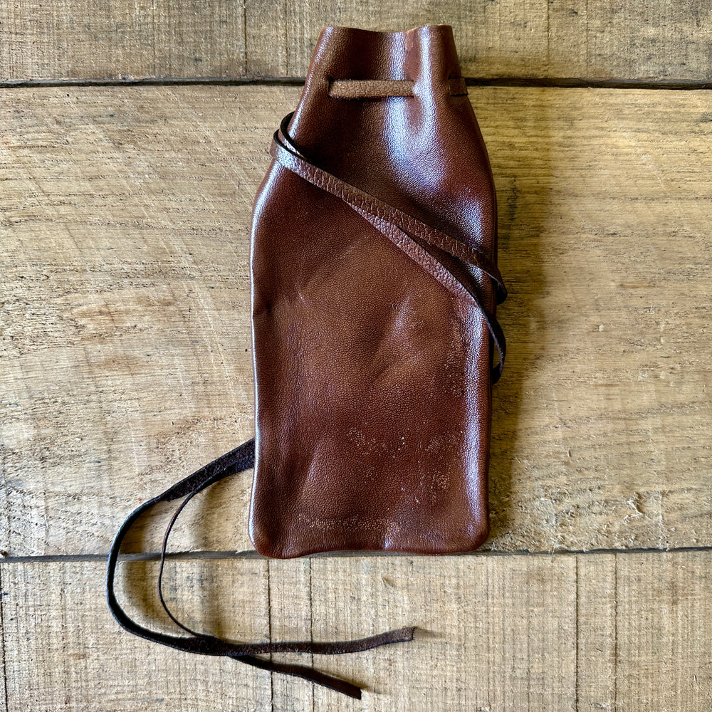 
                  
                    Leather Drawstring Pouch
                  
                