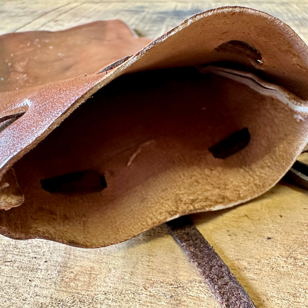 
                  
                    Leather Drawstring Pouch
                  
                