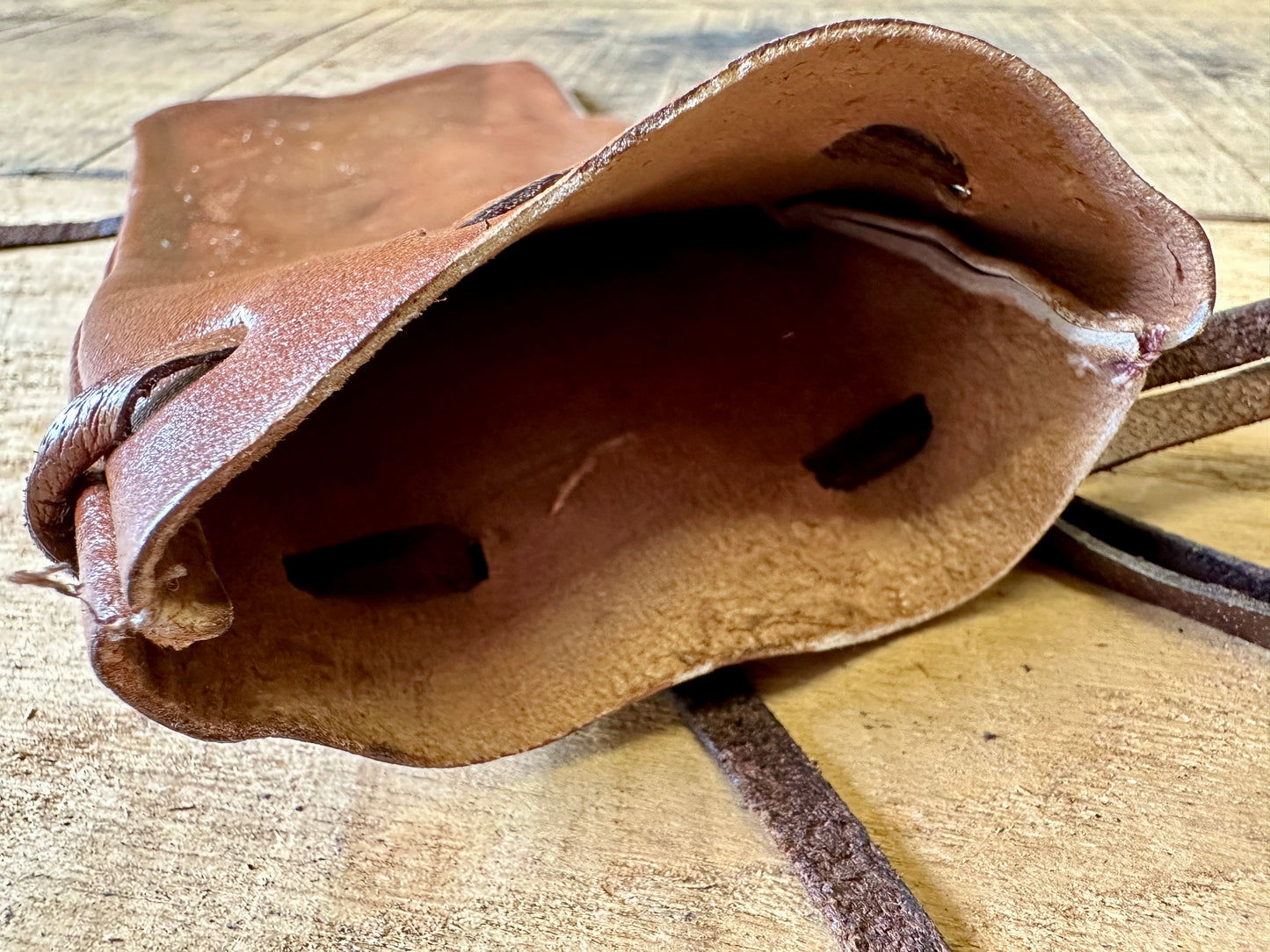 
                  
                    Leather Drawstring Pouch
                  
                