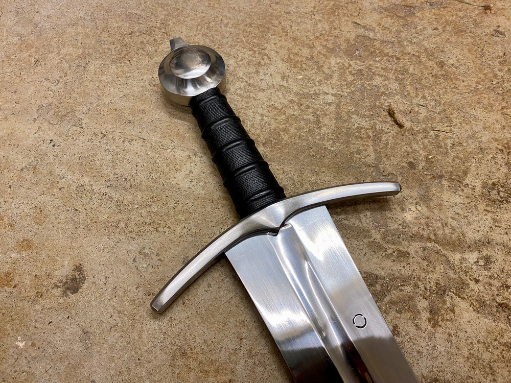 Tod Cutler replica medieval hand forged sword 14thC 13thC 15thC reenactment sword  reproduction medieval sword historically accurate sword authentic sword type 14