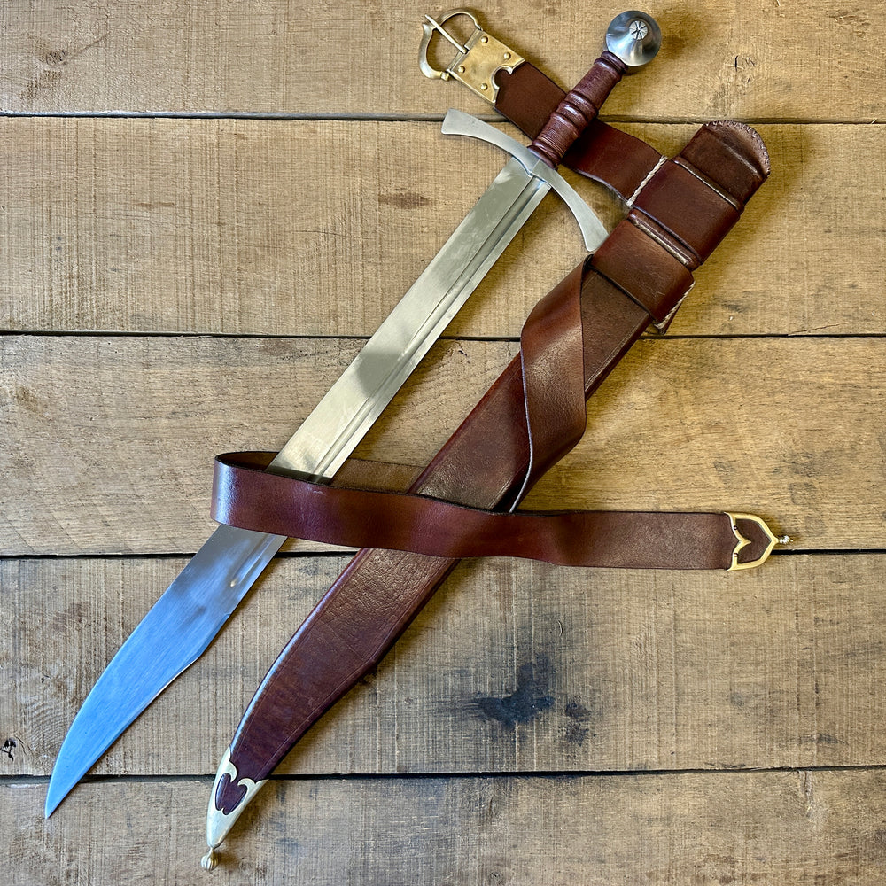 
                  
                    Clip Point Falchion Medieval Sword - 14th Century
                  
                