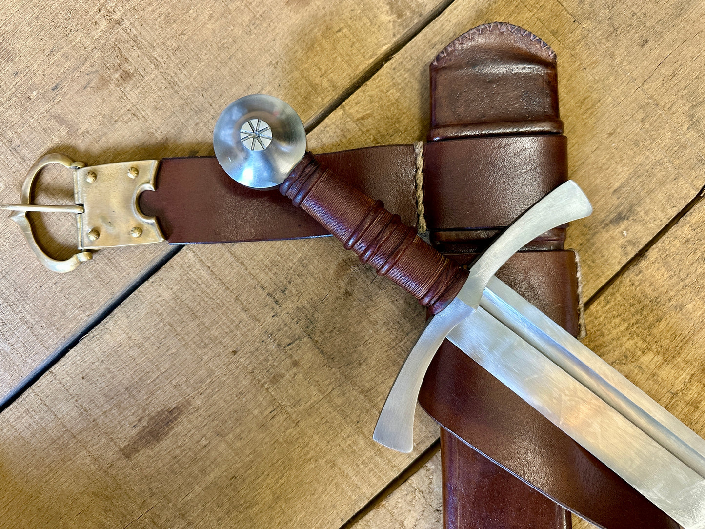 
                  
                    Clip Point Falchion Medieval Sword - 14th Century
                  
                