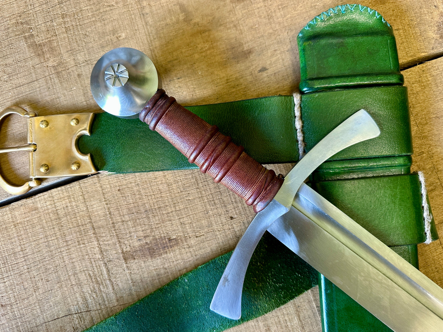 
                  
                    Clip Point Falchion Medieval Sword - 14th Century
                  
                
