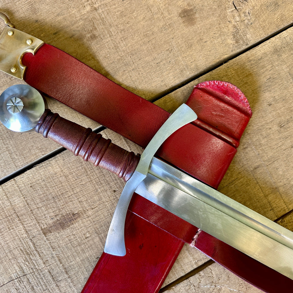 
                  
                    Clip Point Falchion Medieval Sword - 14th Century
                  
                