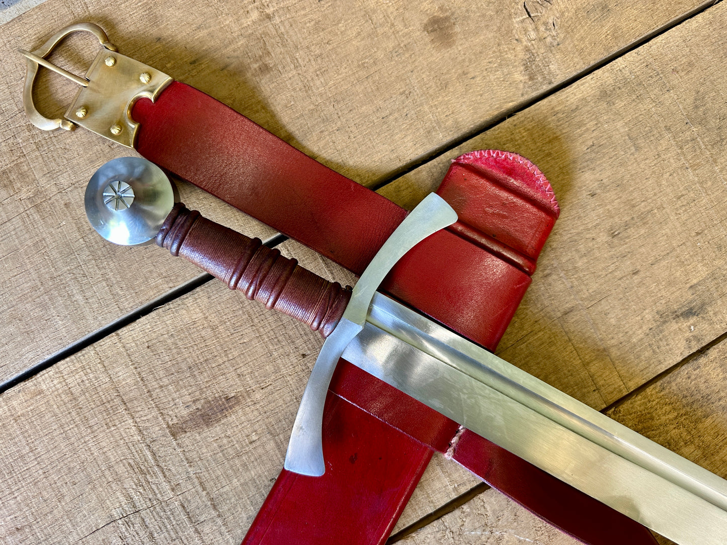 
                  
                    Clip Point Falchion Medieval Sword - 14th Century
                  
                