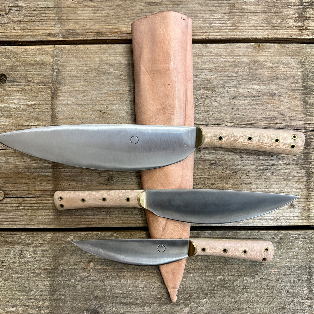 
                  
                    Set of three cooks knives
                  
                