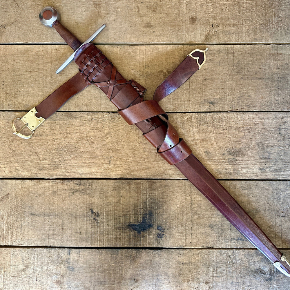 
                  
                    Type 13 Arming Sword in a brown scabbard
                  
                