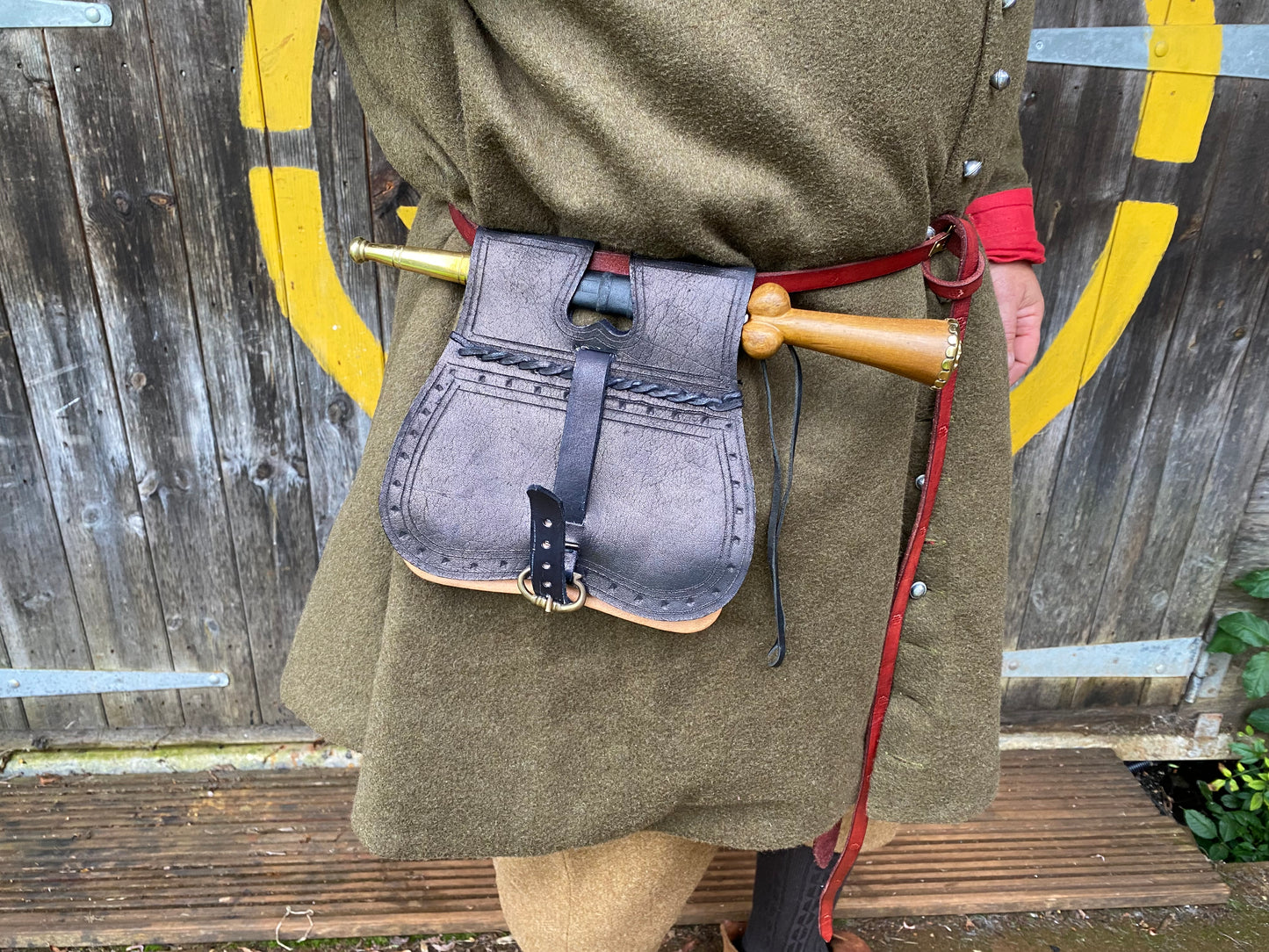 
                  
                    Tod wearing purse bollock dagger 
                  
                