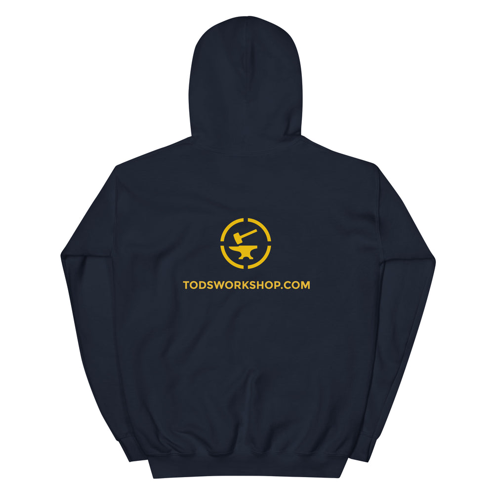 
                  
                    Crossbow Blueprint - Tod's Workshop Unisex Hoodie
                  
                