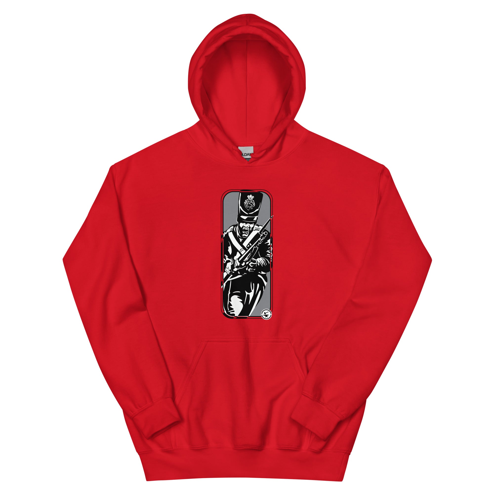 Running Redcoat Target Tod Cutler Unisex Hoodie