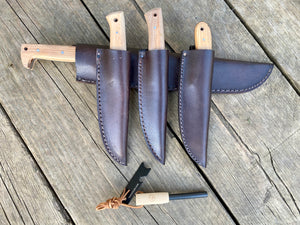 
                  
                    Bundle of four Tod Cutler bushcraft knives with a free bushcraft strike a light 
                  
                
